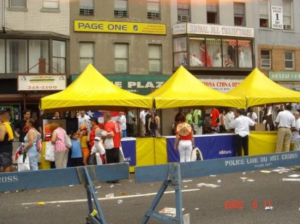Yellow Custom Tent - Popup Tents Gallery Image