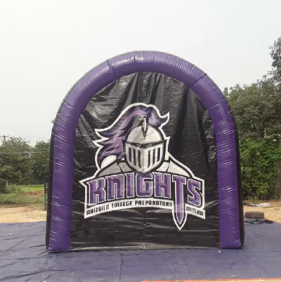 Black Purple Football Kinghts Tunnel - Football Tunnels Gallery Image