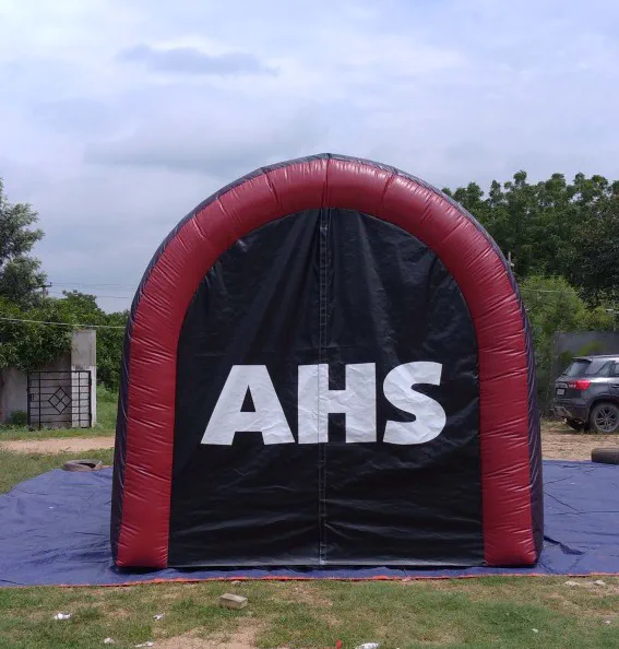 Black Red Football Ahs Tunnel - Football Tunnels Gallery Image