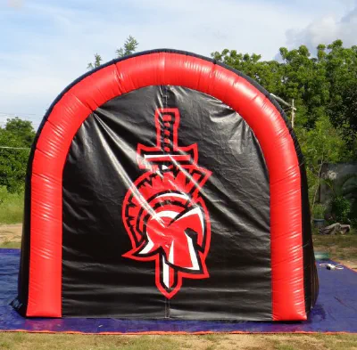 Black Red Football Tunnel - Football Tunnels Gallery Image