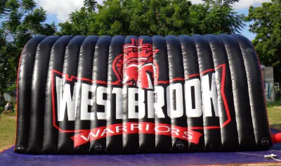 Black White Football Westbrook Tunnel - Football Tunnels Gallery Image