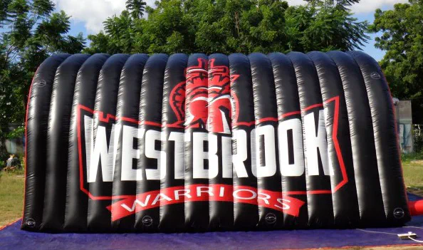 Black White Football Westbrook Tunnel - Football Tunnels Gallery Image