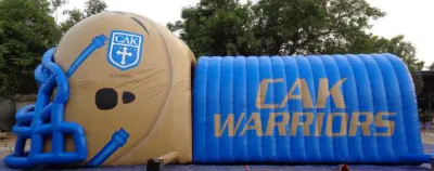 Blue Football Cak Warriors Tunnel - Football Tunnels Gallery Image