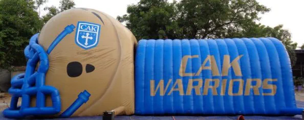 Blue Football Cak Warriors Tunnel - Football Tunnels Gallery Image