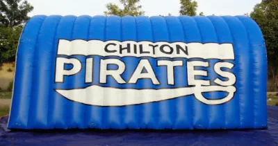 Blue White Football Chilyon Pirates Tunnel - Football Tunnels Gallery Image