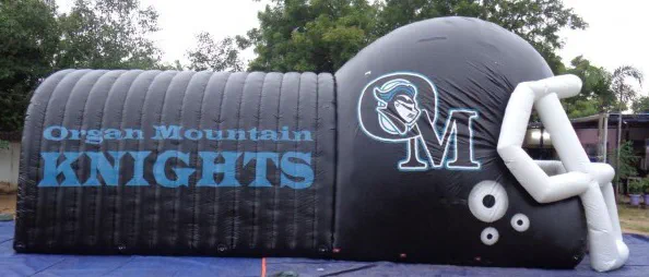 Blue White Football Organ Mountain Kinghts Tunnel - Football Tunnels Gallery Image
