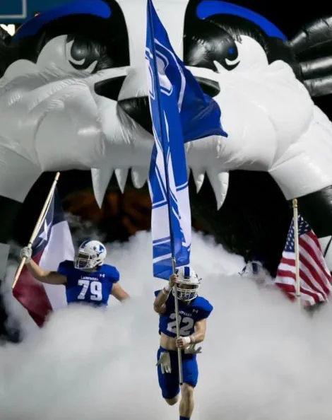 Blue White Red Football Tunnel - Football Tunnels Gallery Image