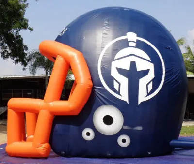 Orange Purple Football Tunnel - Football Tunnels Gallery Image