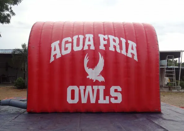 Red Football Agua Fria Owls Tunnel - Football Tunnels Gallery Image