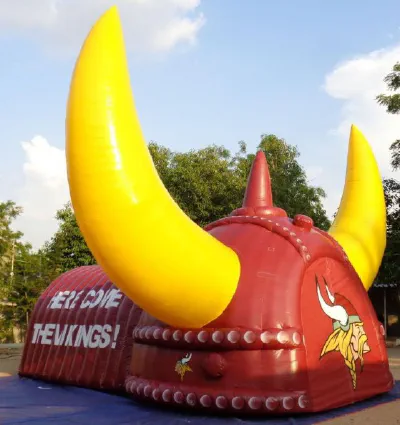 Red Yellow White Football Tunnel - Football Tunnels Gallery Image