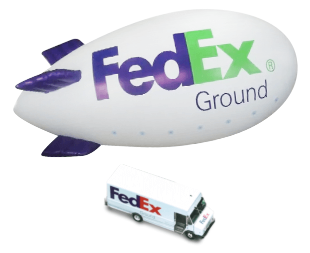Why Custom Inflatables Beat Traditional Advertising - Helium Blimps Section Image
