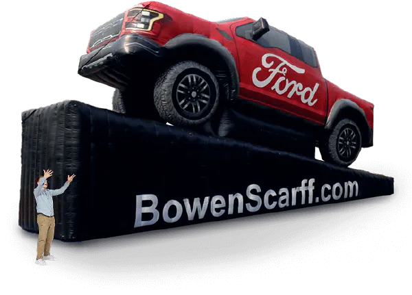How Custom Inflatables Work - Custom Product Page Section Image